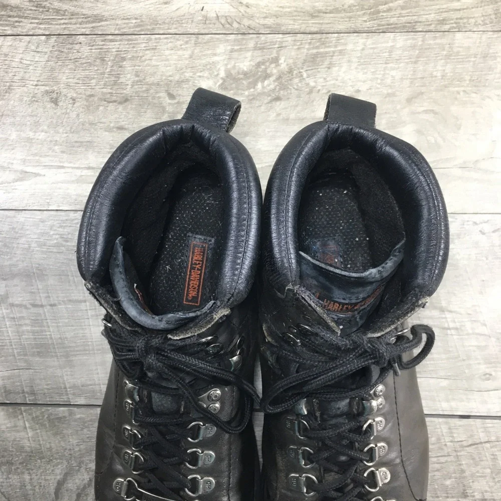 Harley-Davidson Motorcycle Mens D93041 Faded Glory Leather Riding Biker Boots 12